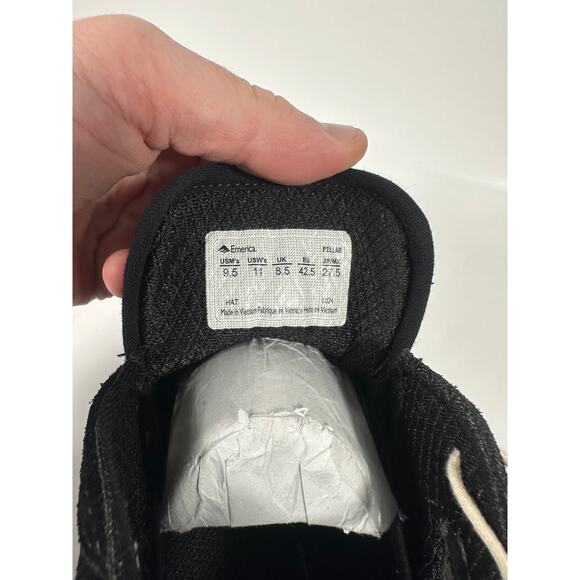 Emerica Pillar Skate Shoes Men’s 9.5 Black / White / Gold (New w/ Box) - Picture 8 of 10